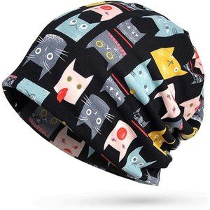 Floral Lace Beanie Hat Chemo Cap Stretch Slouchy Turban Headwear